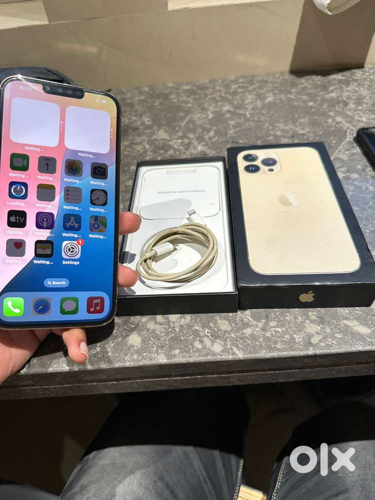 Iphone 13pro max 128gb gold color..