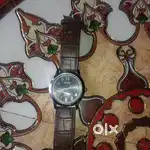 Leather watch