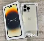 IPHONE 14PROMAX REFURBISHED GOLDEN COLOUR 256GB WITH WARRANTY BILL BOX