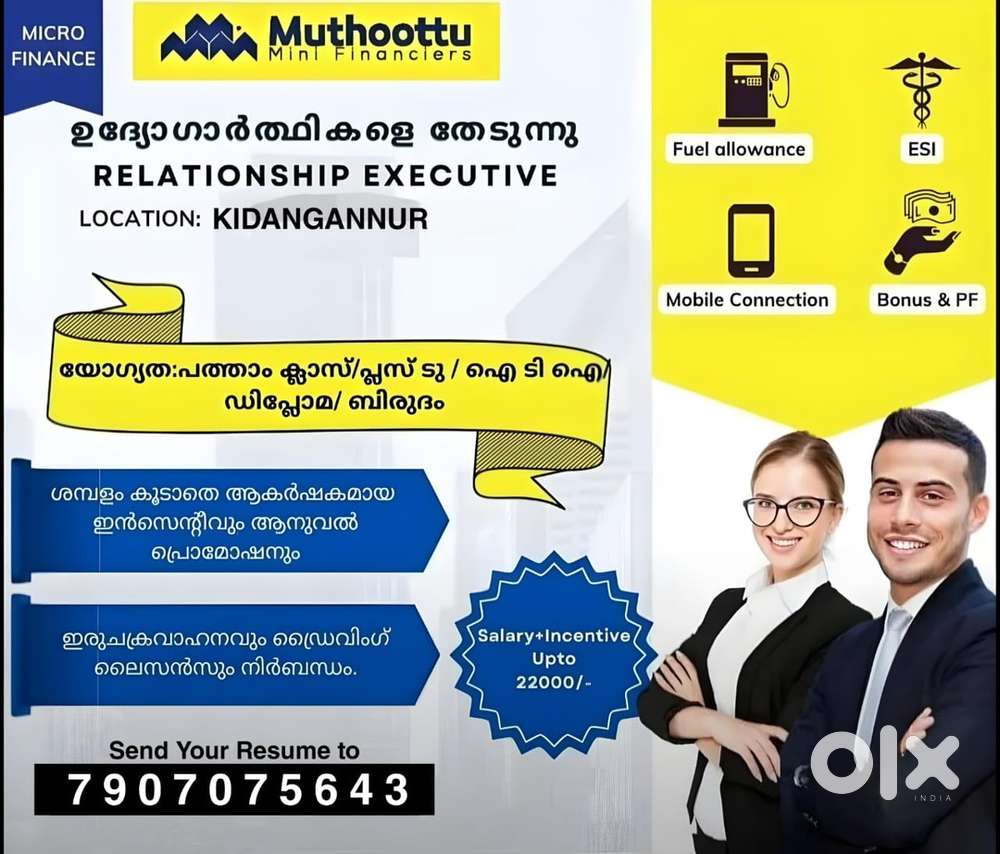 Relationship executive Requirement