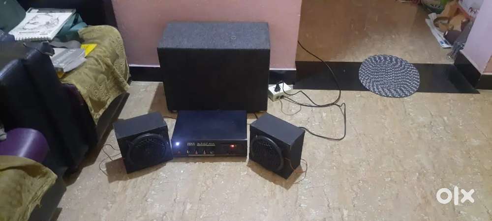 Sub woofer with 2.1 Amplifier