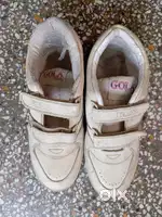 White Gola Straps School Shoes (size: 10)