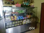 Backery glass showcase for shop