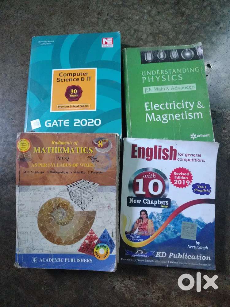 4 books at 50 each at new condition