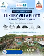 HMDA open plots at 9k with bank loan available near yacharam