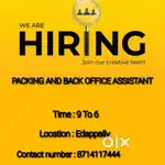 Packing and Back office Assistant