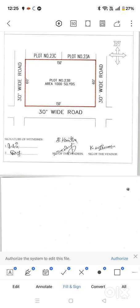 Am selling my own plot