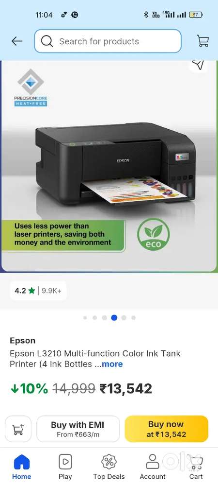 Hp neverstop laser mfp 1200a and Epson 3210
