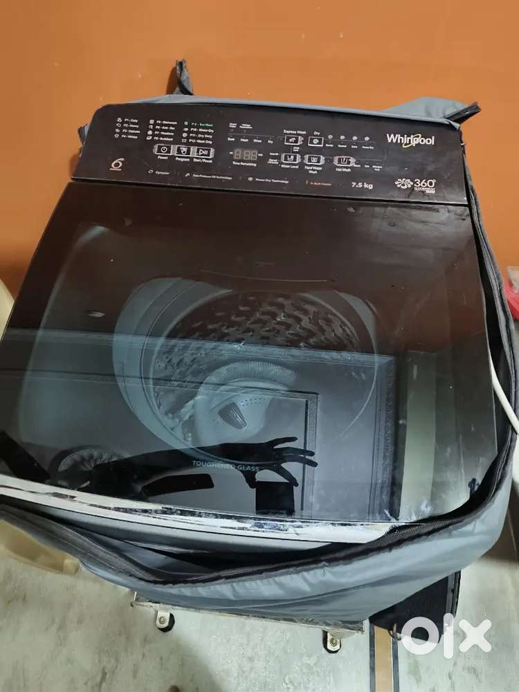 Whirlpool top load washing machine and  Infinity subwoofer