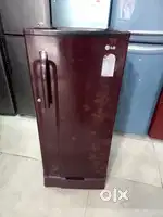 I'dy7 lg flower design brown colour single door refrigerator