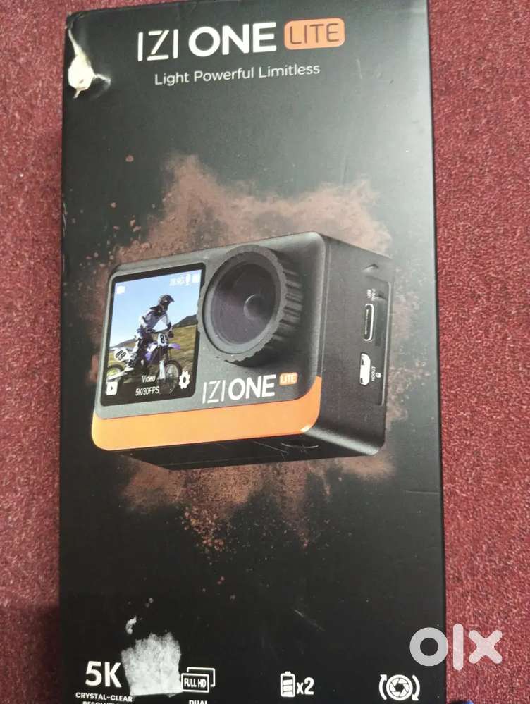 Izi one lite Action camera 2 months old with bill and 1 year warranty
