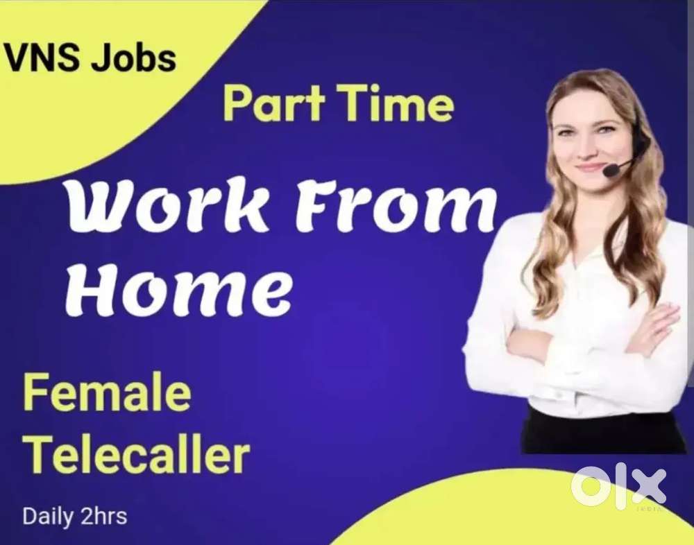 Female work form home job