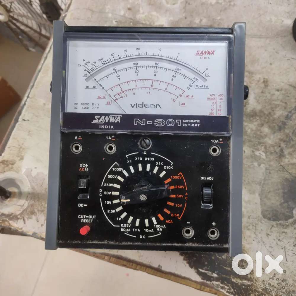 Analog multimeter