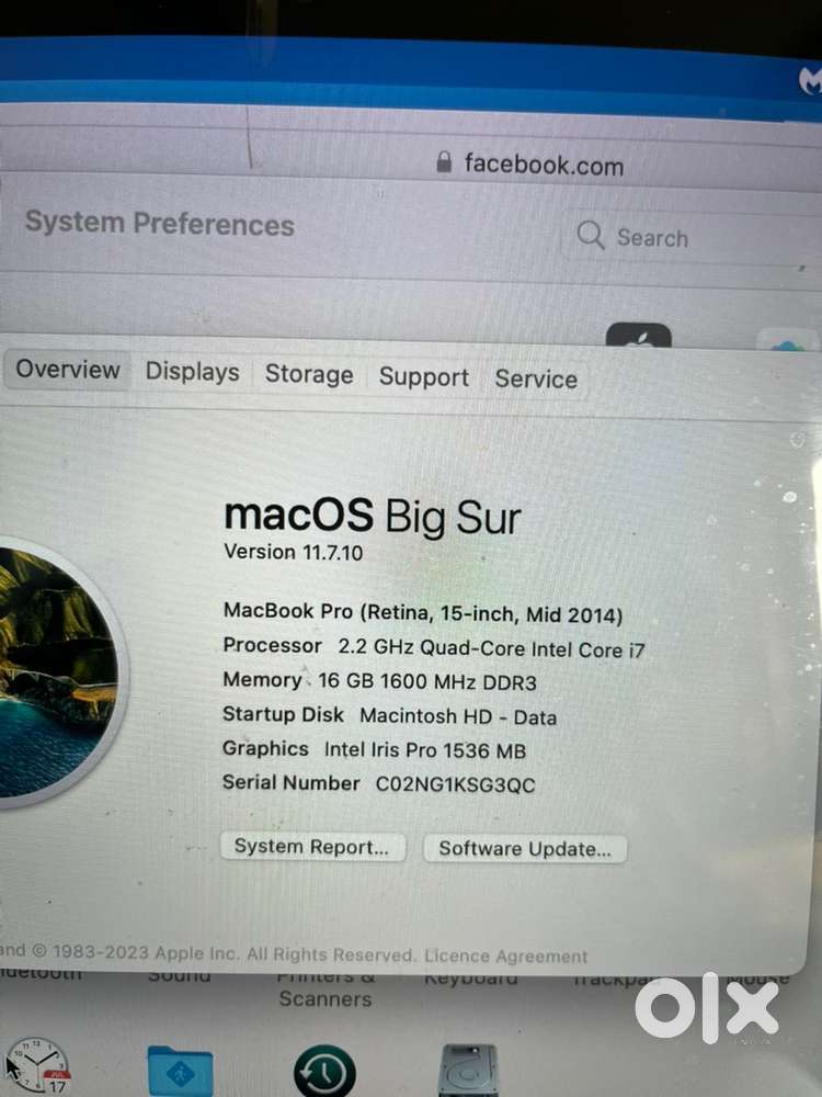 Mac book pro 15 inch