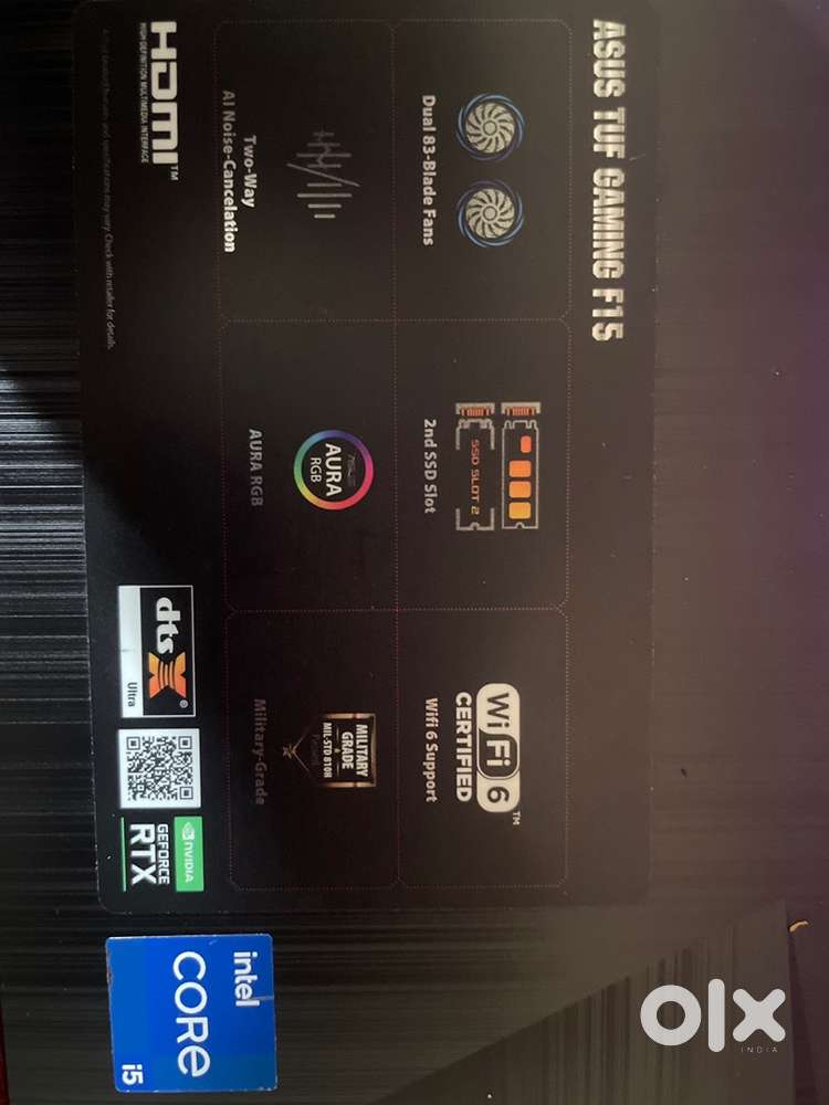 ASUS TUF F15 Gaming Laptop