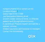 Wanted (Delivery Driver)Attapur