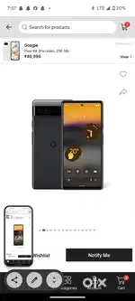 Google pixel 6 A scratch less and  charger samsung type C