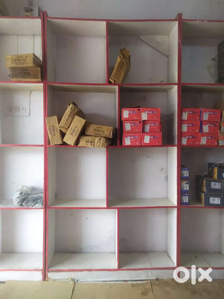 shop purpose ,1 wooden rack cost =3000/-, 8feet height 4 feet width