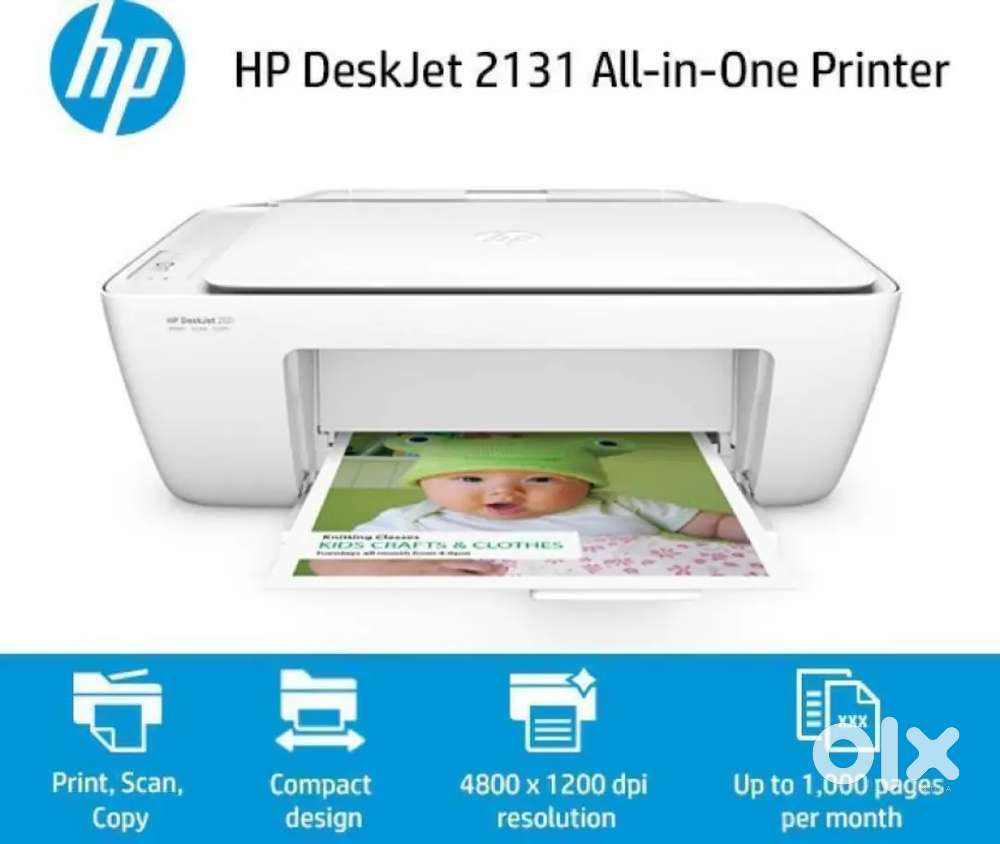 HP Deskjet 2131 ALL-in-One color printer(with box)
