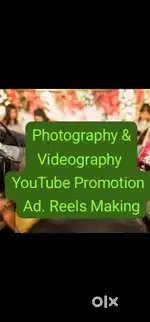 photography, Videography, Ad reels, YouTube video making support
