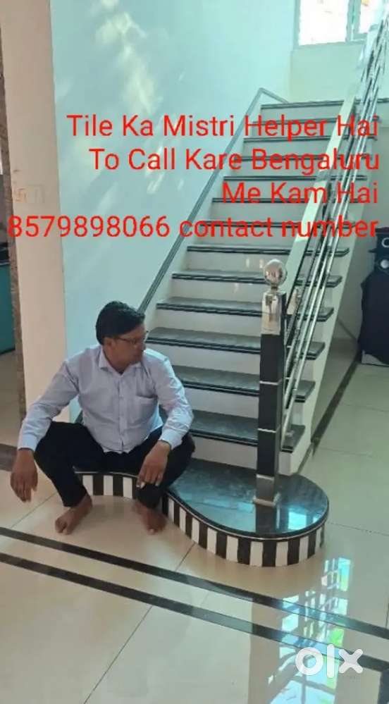 Tile Ka Mistri Helper Hai 
To Call Kare Bengaluru 
Me Kam Hai