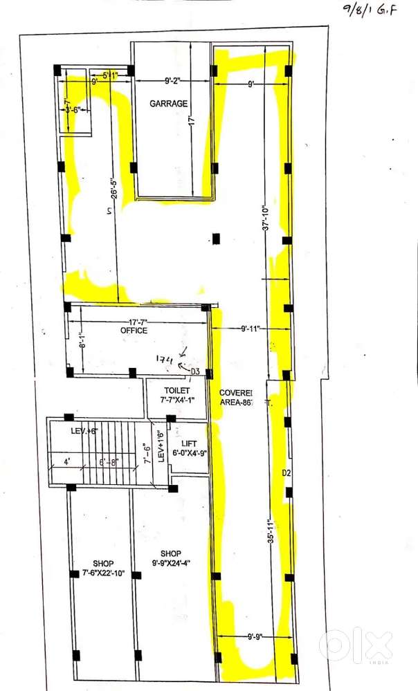 Office for rent in sinthi more