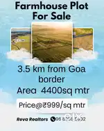 FARMHOUSE PLOTS FOR SALE, AREA 4000SQMTS, PRICE@₹999/SQMT