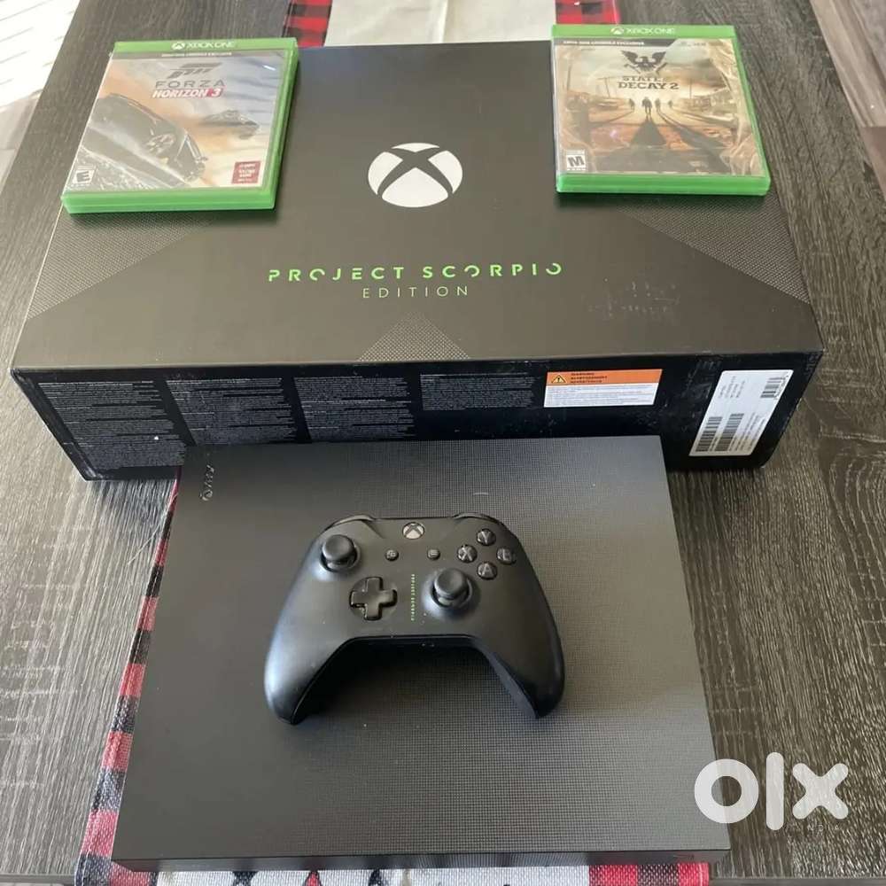 Microsoft Xbox One X Project Scorpio Edition 1TB Console w/ ORG CTRL,