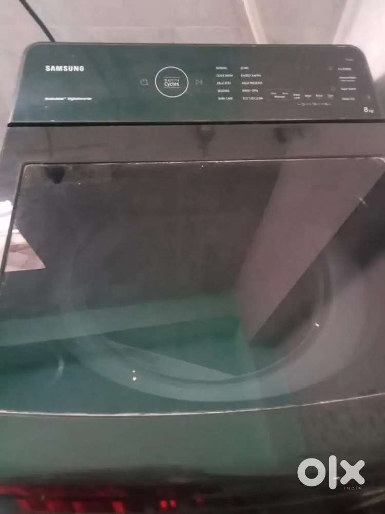 We have Samsung Washing Machine 8 Kg, only 8-10 days uses