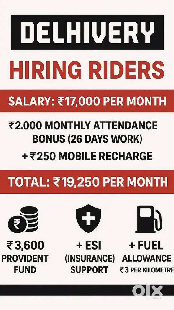 Hiring delivery agent for delivery logistic limited