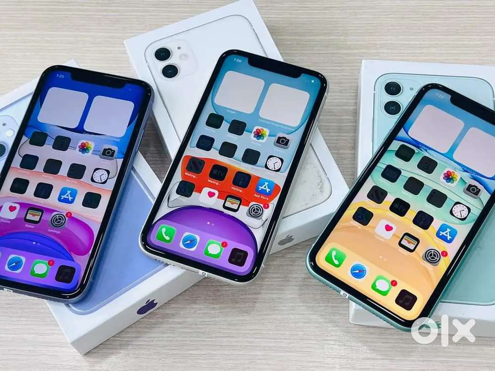 Apple iPhone 11 4g ( 128gb 4gb ram) 100% battery face I'd wrkng box av