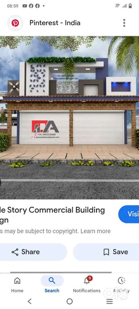 Commercial space for rent venue: jeeva colony, airport road,Lawspet