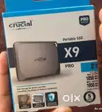 Crucial SSD New 2TB X9 pro 1 gbps speed (replaced & box packed)