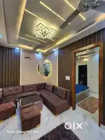 60 sq yards  new luxury flat with car parking near uttam nagar loan av