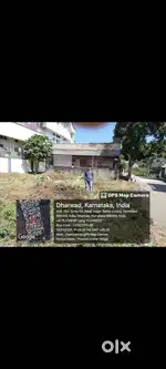 Corner site, facing west towards garden,near dental brts stop, dharwad