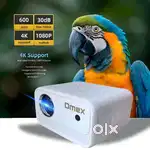 Omex 4K Decoding Short Throw Android Wifi6 BT 5.0 Dolby 9000 Lumens