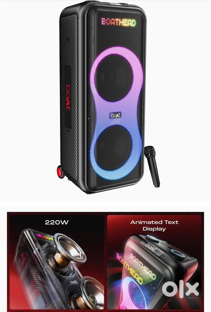 boAt New PartyPal 600 Party Speaker, 220W