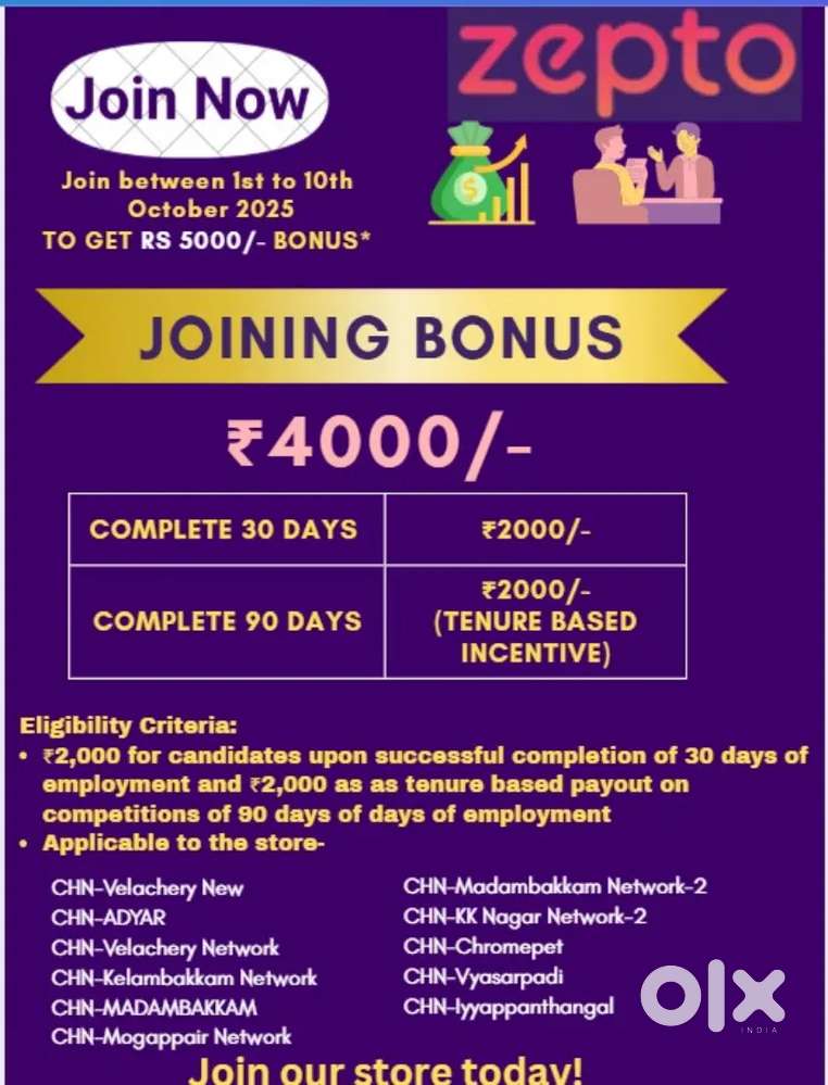 PICKER / PACKER JOB @SANTHOSH NAGAR