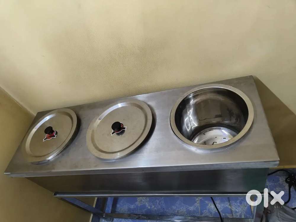 Electric food warmer 3 basket