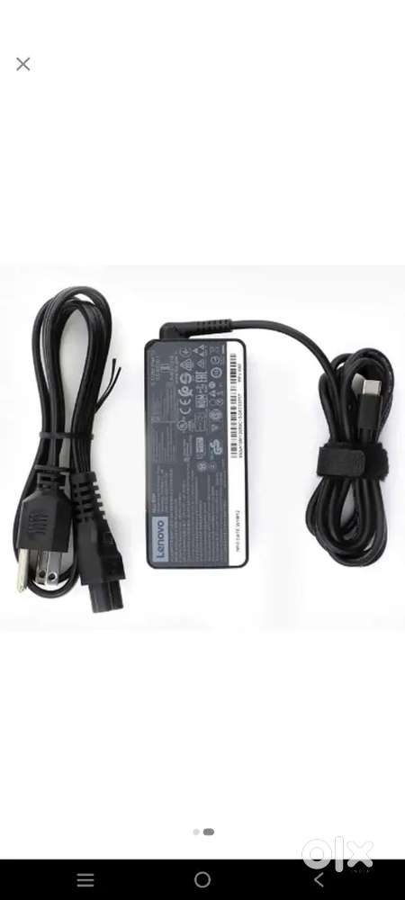 Orginal Lenovo ADLX65NLC3A laptop power adapter. 