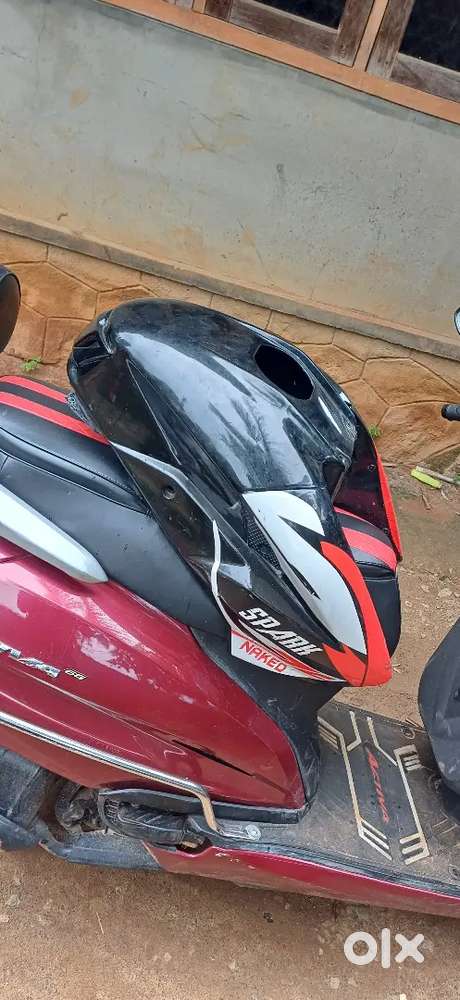 Ns 200 tank cover full black lite sticker work