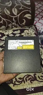 Slim portable DVD writer