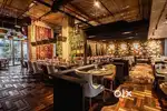 Running cafe and bar at golf course