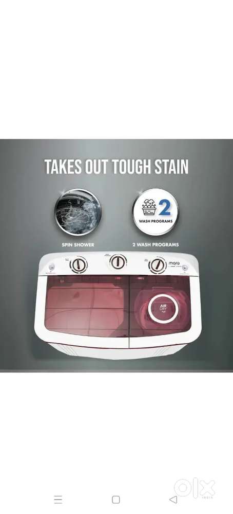 Air Dry washing Machine 5 Year Warranty