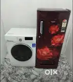 I'd68 combo pack Whirlpool fridge and front load washing machine