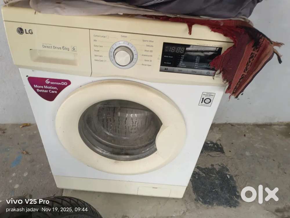 Lg 6 kg washing mission front load