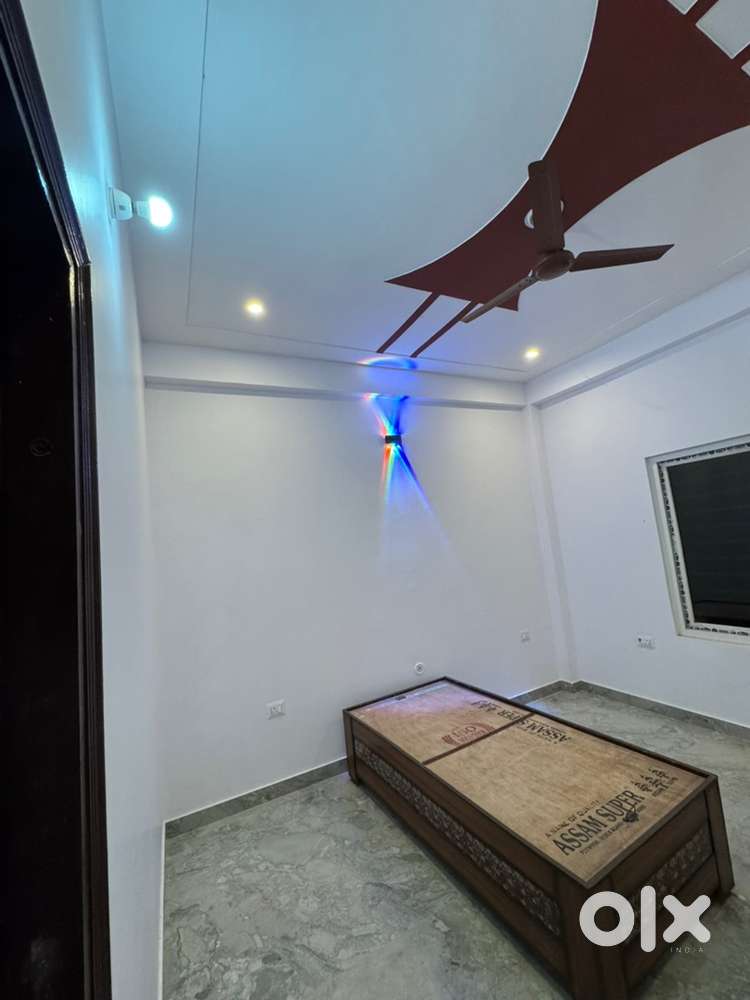 Bed almirah table fan ac