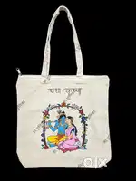 Hand painted canvas bags