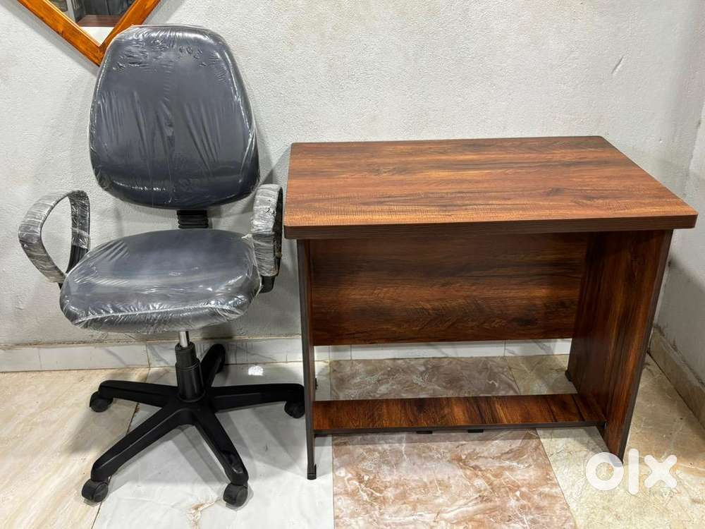 Brand new wooden study table and chair combo
