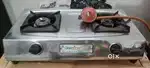 One stove chula with regulater new 2 folding bed  new
